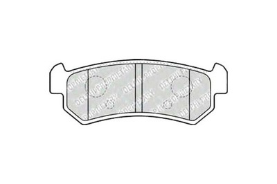 Delphi тормозные колодки тормозные chevrolet aveo / kalos lac фото №1