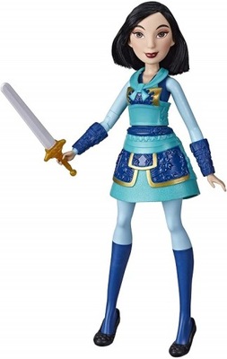 HASBRO KSIĘŻNICZKI DISNEYA LALKA WARRIOR MOVES MULAN E8628