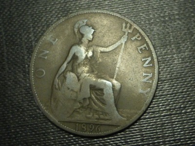 1 Penny,1896r.