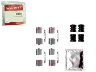 Набір монтажний гальмівних колодок перед dacia logan logan mcv sandero renault фото №1