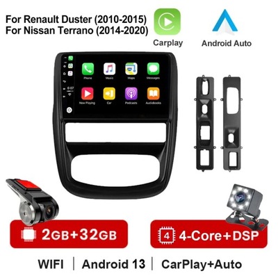 RADIO DE AUTOMÓVIL CON SYSTEMEM ANDROID 13 ANDROID AUTO PARA RENAULT DUSTER 1 2010-2015 CARPLAY  