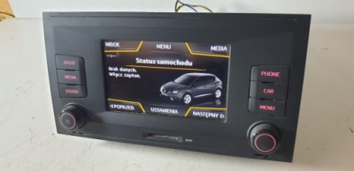 Радио cd seat ibiza leon iii iv 3 4 toledo считыватель фото №1