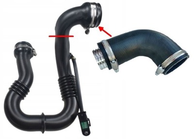 Nissan primastar 2.0 dci шланг труба waz turbo интеркулер набор napr. фото №1