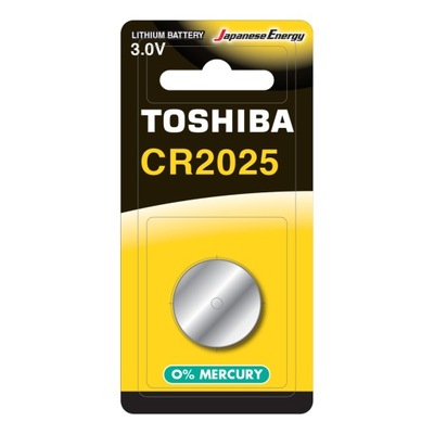 Bateria Specjalistyczna TOSHIBA Litowa CR2025 1szt