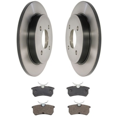 Тормозные диски + тормозные колодки задняя ford focus mk1 1.6 1.8 2.0 фото №1