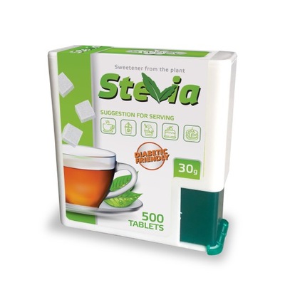 Stevia słodzik w tabletkach Stewia 30g 500 tablet.