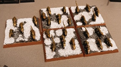 Skaven Rat Swarms x5