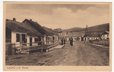 Łącko k Nowy Sącz Limanowa - Rynek - ok1930