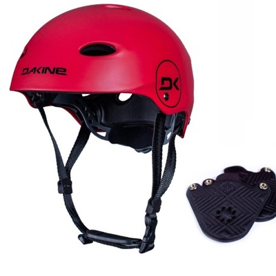 Kask Dakine Renegade Helmet Red z Nausznikami 2023 M