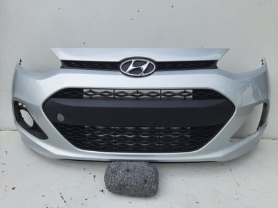 Hyundai i10 ii 13- бампер передний решётка радиатора решётка фото №1