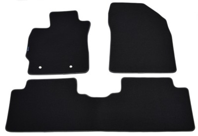 TOYOTA COROLLA E15 2007-2012R. NEGRAS ALFOMBRILLAS DE FELPA - LUX.  