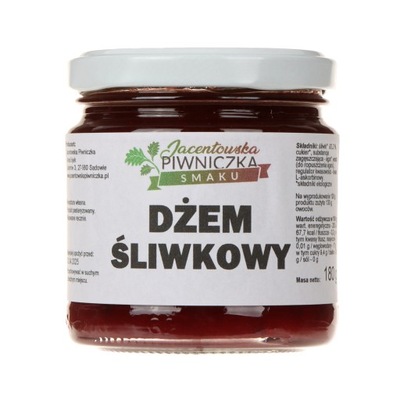 Dżem śliwkowy 180g Jacentowska Piwniczka Smaku NISKOSŁODZONY