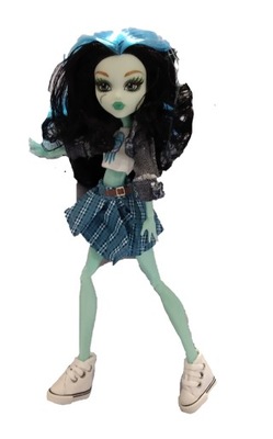 RUCHOMA LALKA MONSTER HIGH STRASZYCIÓŁKA W TRAMPKACH