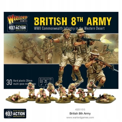 BOLT ACTION British 8th Army / Gry bitewne / World War II