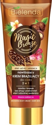 Bielenda Magic Bronze Hydratačný telový bronzový krém 2v1 - karn raňajky