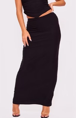 PRETTYLITTLETHING SPÓDNICA CZARNA MAXI 34 EKA