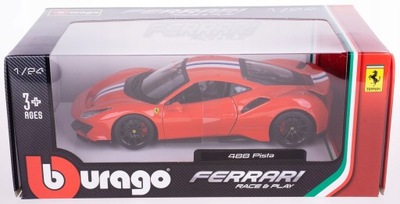 Samochód Ferrari 488 Pista Bburago 18-26026