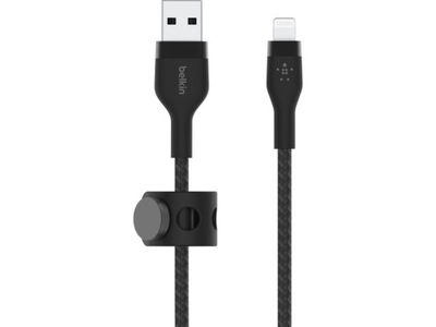Kabel USB - Lightning BELKIN Braided 2m Czarny