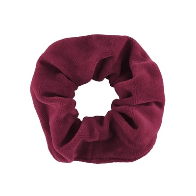 Gumka do włosów duża SCRUNCHIE Bordowa