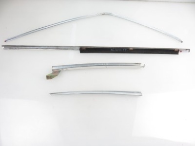 Молдинг хром двері mercedes 123 sedan w123 фото №1