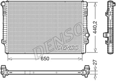 РАДИАТОР ДВИГАТЕЛЯ VAG DENSO