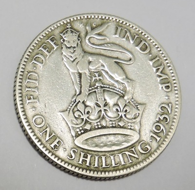 Wielka Brytania one shilling 1932