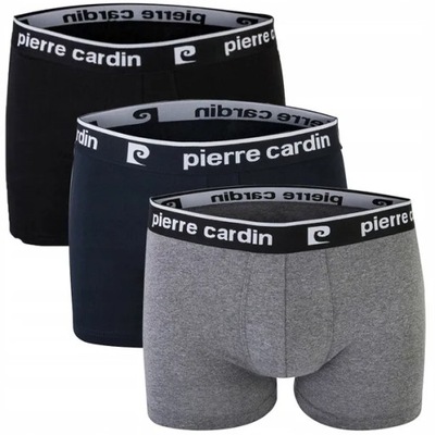 PIERRE CARDIN BOXERKY PÁNSKE BAVLNENÉ NOHAVIČKY BAVLNA 3 PÁRY r.L