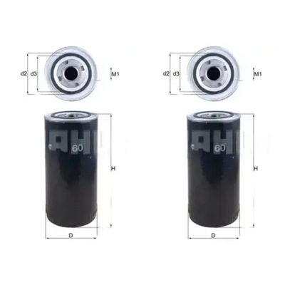 2 x фільтр оливи knecht do askam, aston martin, astra, bmc, bova, daf фото №1