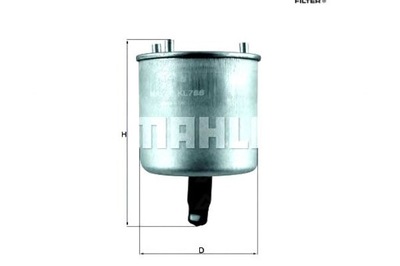 Knecht фильтр топлива citroen berlingo, berlingo mul фото №1