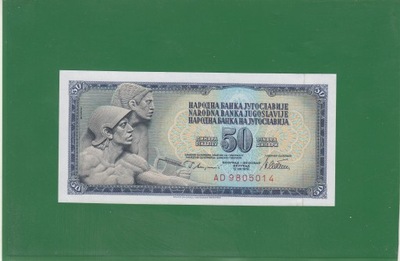 Jugoslawia 50 dinarow 1978 stan UNC