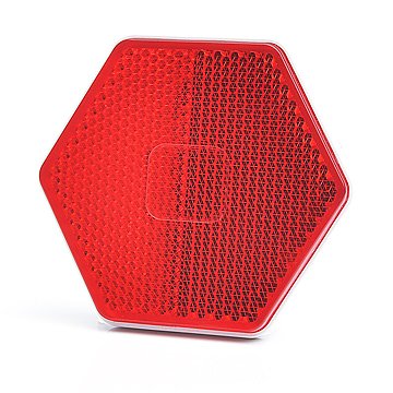 Відбивач przyklejany червоний задня 1203 фото №1