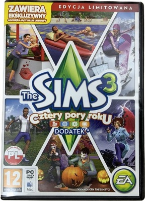 THE SIMS 3 CZTERY PORY ROKU LIMIT płyta db+ PL PC