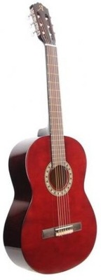 ALVERA ACG100 4/4 CS CZERWONA GITARA KLASYCZNA