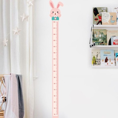 Cartoon Height Growth Chart Wall Sticker Self