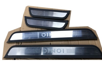 Накладки пороговые комплект ioniq фото №1