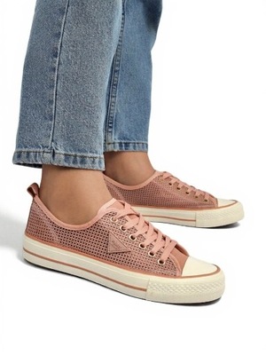 RÓŻOWE TRAMPKI DAMSKIE REBBSE 40