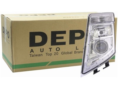 Лампа фара левый volvo fm 10- fh 08- fh 08- фото №1