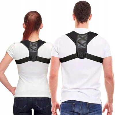 KOREKTOR WAD POSTAWY ORTOPEDYCZNY SZELKI PASY PROSTE PLECY
