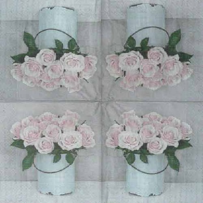 serwetka Vintage 33x33 1szt - 40033 róże