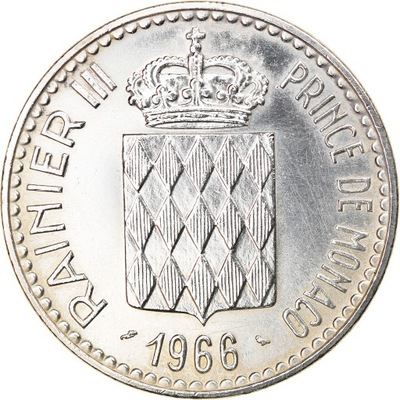 Moneta, Monaco, Rainier III, 10 Francs, 1966, MS(6