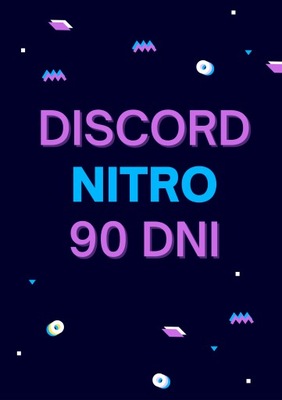 Discord NITRO 3 miesiące + 2x Boost DOŁADOWANIE