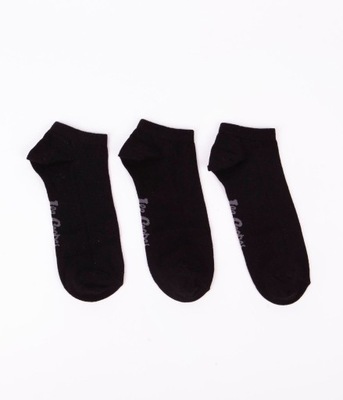 Lee Cooper Stopki 3-pak SNESOCKS 0733 BLACK 40-42