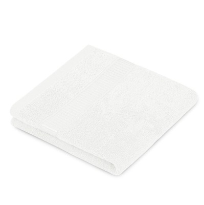 Biały ręcznik z miękkiej bawełny 50x90cm chłonny
