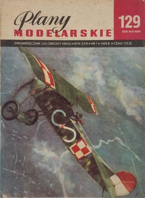 Dwumiesięcznik nr 1 / 1986 Plany modelarskie 129