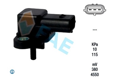 FAE SENSOR DE PRESIÓN EN KOLEKTORZE SSACYM MAZDA 3 323 S VI 6 626 V  