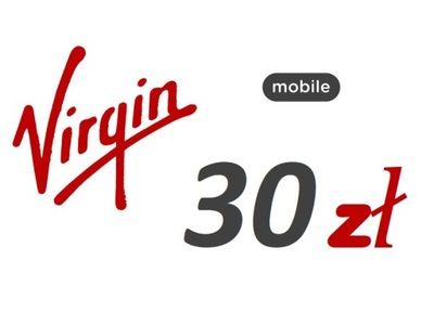 Virgin Mobile 30 zł Doładowanie Kod GSM