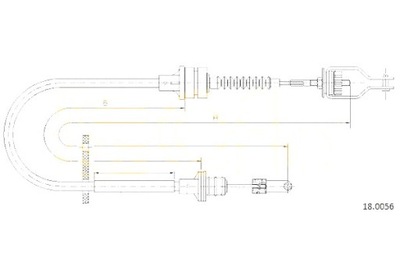 CABLE CONJUNTO DE EMBRAGUE NISSAN COFLE  