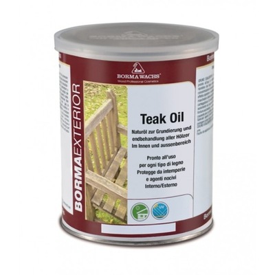 Teak Oil - Olej tekowy do Drewna 1l UV Borma Wachs