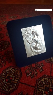 Plakietka brąz srebrzony Włochy 1982 rok