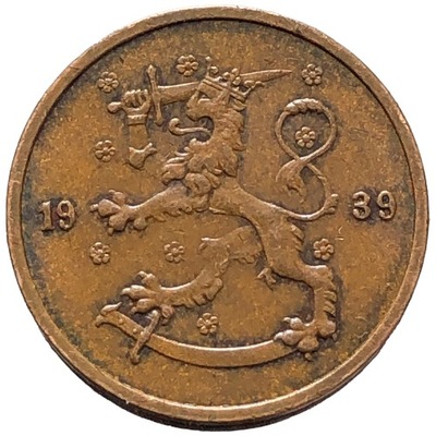 90227. Finlandia, 5 pennia, 1939r.
